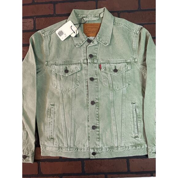 Levi’s Green Denim Jacket - Picture 1 of 6